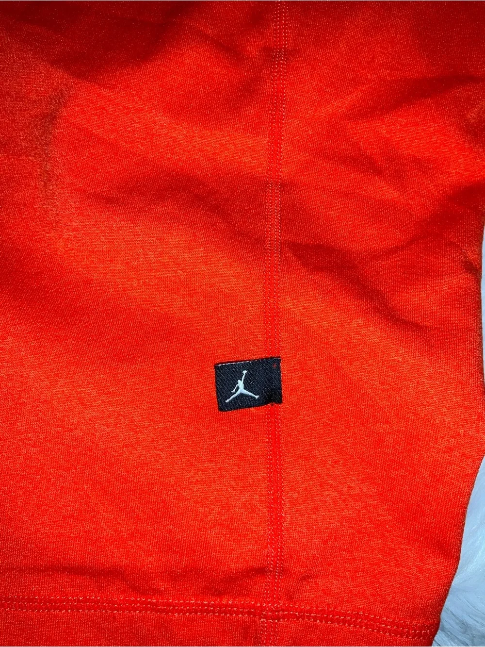 Jordan Orange Short-Sleeve Crewneck T-Shirt